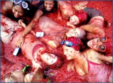 Spain Attraction La Tomatina Festival, Buñol