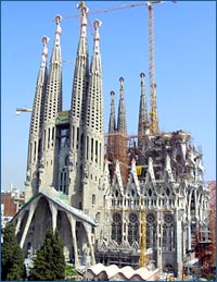 Spain Attraction Barcelona's Sagrada Familia